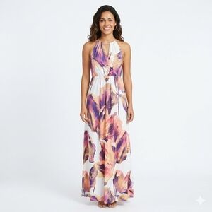 London Times Maxi Dress EUC